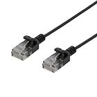 Deltaco Ultra Slim U/UTP Cat6 RJ45 - RJ45 1,5m