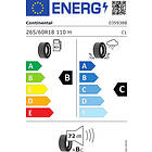 Continental CrossContact ATR 265/60 R 18 110H