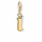 Thomas Sabo Letter I Gold Charm Pendant Berlock (Dam)