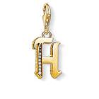 Thomas Sabo Letter H Gold Charm Pendant Anheng (Dame)