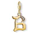 Thomas Sabo Letter B Gold Charm Pendant Berlock (Dam)