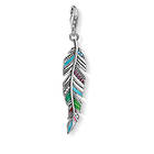 Thomas Sabo Ethnic Feather Silver Charm Pendant Berlock (Dam)