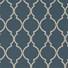 Sanderson Empire Trellis Indigo Linen (216338)