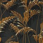 Sanderson Palm House Charcoal Gold (216641)