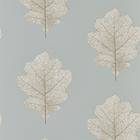Sanderson Oak Filigree Grey Blue Silver (215702)