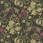 Morris & Co. Archive Golden Lily Charcoal Olive (210403)