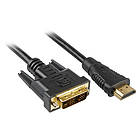 Sharkoon HDMI - DVI-D Single Link 5m