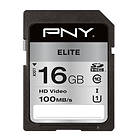 PNY Elite SDHC Class 10 UHS-I U1 100MB/s 16GB