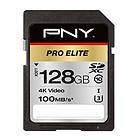 PNY Pro Elite SDXC Class 10 UHS-I U3 100Mo/s 128Go