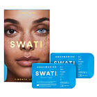 SWATI Aquamarine 1-month Contact Lenses (2-pakning)