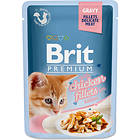 Brit Premium Cat Pouches Kitten Fillets in Gravy 0,085kg
