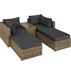 TecTake Grupp San Domino 72x72cm (incl. Sofa, 2  Stools)