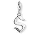 Thomas Sabo Letter S Silver Charm Pendant Berlock (Dam)