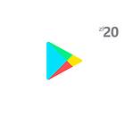 Google Play Gift Card 20 PLN