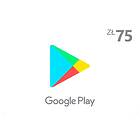 Google Play Gift Card 75 PLN