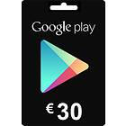 Google Play Gift Card 30 EUR