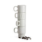 Sagaform Coffee & More Espressomuki 10cl 4-pack