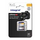 Integral UltimaPro Premium SDXC Class 10 UHS-I U3 V30 A1 100/80MB/s 512GB