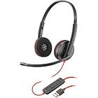 Plantronics Poly Blackwire C3220 USB-C On-ear Headset