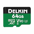 Delkin Power microSDXC Class 10 UHS-II U3 V90 2000x 64GB