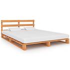 vidaXL Furu Bed Frame 160x200cm