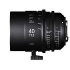 Sigma CINE 40/1,5 FF for PL