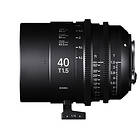Sigma CINE 40/1.5 FF for Canon