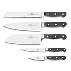 Rousselon Lion Sabatier Pluton Knife Set 5 Knives