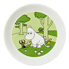 Arabia Mumin Mumintrollet Grön Assiette Ø19cm