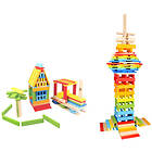 Tooky Toy Byggstavar 150 Delar TKF030