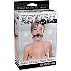 Pipedream Fetish Fantasy Deluxe Ball Gag & Nipple Clamps