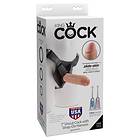Pipedream King Cock Uncut Cock with Strap-On Harness 18cm
