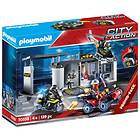 Playmobil City Action 70338 Quartier général transportable policiers d'élite