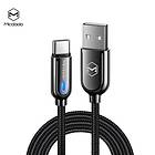 Mcdodo Braided LED USB A - USB C 2.0 1m