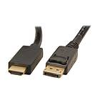 NÖRDIC 10,8Gbps HDMI - DisplayPort 1m