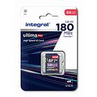 Integral UltimaPro SDXC Class 10 UHS-I U3 V30 64GB
