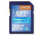 Integral UltimaPro X2 SDXC Class 10 UHS-II U3 V60 260/100MB/s 256GB
