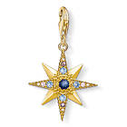 Thomas Sabo Royalty Star Gold Charm Pendant Berlock (Dam)