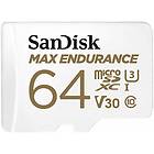 SanDisk Max Endurance microSDXC Class 10 UHS-I U3 V30 64Go