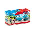 Playmobil City Life 70285 Pappa Och Barn Med En Cabriolet