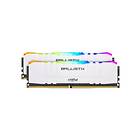 Crucial Ballistix White RGB LED DDR4 3000MHz 2x8GB (BL2K8G30C15U4WL)