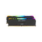Crucial Ballistix Black RGB LED DDR4 3600MHz 2x32GB (BL2K32G36C16U4BL)