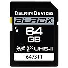 Delkin Black SDXC UHS-II U3 V90 64GB