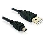 DeLock USB A - USB Mini-B 5-pin 2.0 1.5m