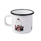 Muurla Moomin Rerto Moominmamma Emaljerad Mugg 37cl