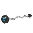 LivePro Premium Ez Curl Urethane Barbell 25kg