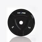 LivePro Rubber Black Bumper Plate 25kg