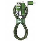 GP Batteries CY1A USB A - USB Micro-B 2.0 (with Lightning) 1m