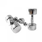 InSportLine Chrome Manual Dumbbell 9kg
