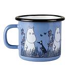 Muurla Moomin Friends Moomin Emaljerad Mugg 25cl